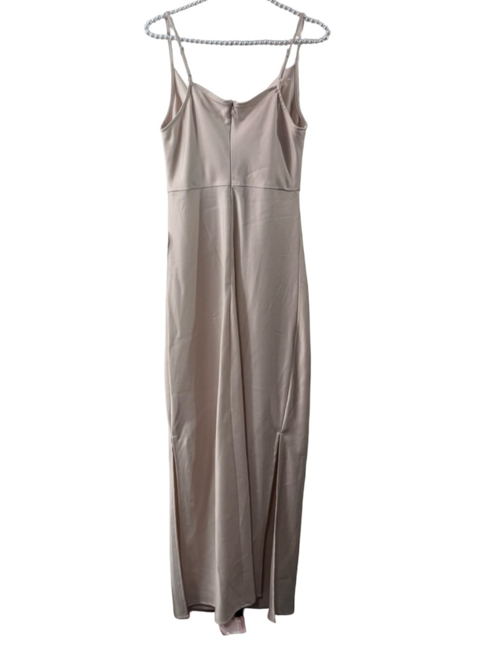 BHLDN Malynn Maxi Slip Dress Cowl Dress In Oyster NWT - Picture 4 of 13